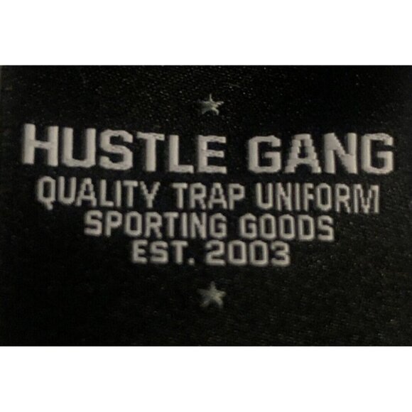 Hustle Gang Men Sportsmen Knit T Shirt Size LG White - Picture 10 of 11